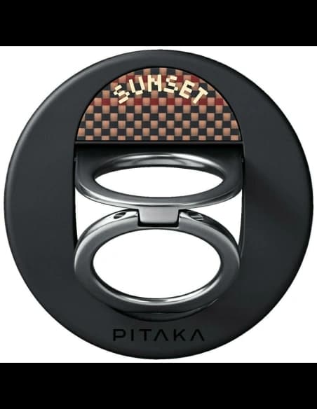 PITAKA MagEZ Grip 3 MagSafe mágneses ujjfogó állvány funkcióval Naplemente