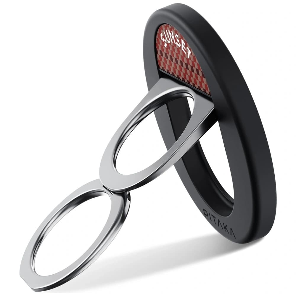 PITAKA MagEZ Grip 3 MagSafe Magnetic Finger Holder with Stand Function Sunset - 4