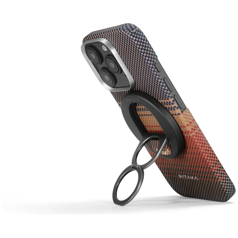 PITAKA MagEZ Grip 3 MagSafe Magnetic Finger Holder with Stand Function Sunset - 8