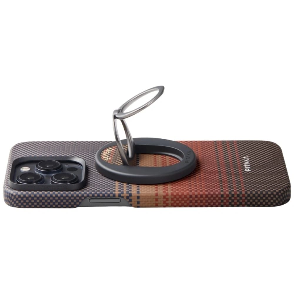PITAKA MagEZ Grip 3 MagSafe Magnetic Finger Holder with Stand Function Sunset - 9