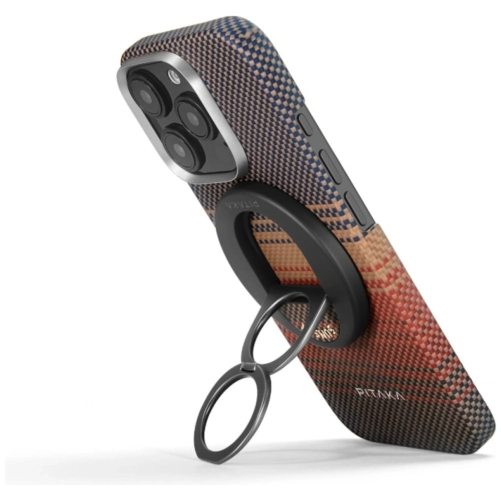 PITAKA MagEZ Grip 3 MagSafe Magnetic Finger Holder with Stand Function Sunset - 10