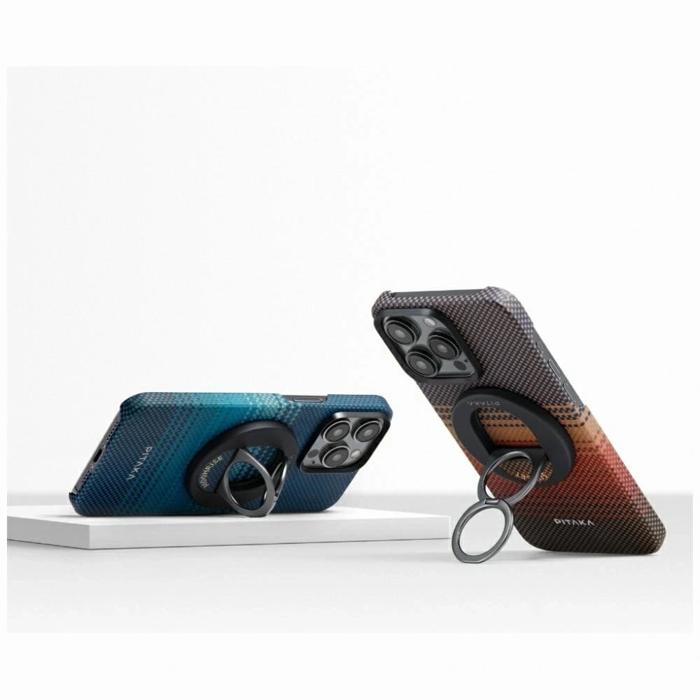 PITAKA MagEZ Grip 3 MagSafe Magnetic Finger Holder with Stand Function Sunset - 14