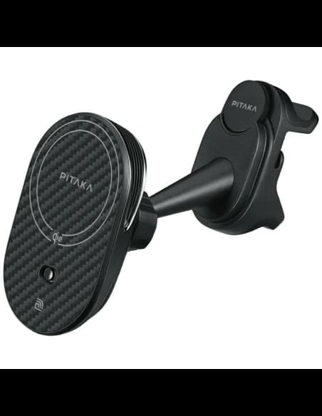 PITAKA MagEZ Pro 2 Qi2 Tesla držák do auta s bezdrátovou nabíječkou MagSafe pro Tesla Model 3/Y černá šedá