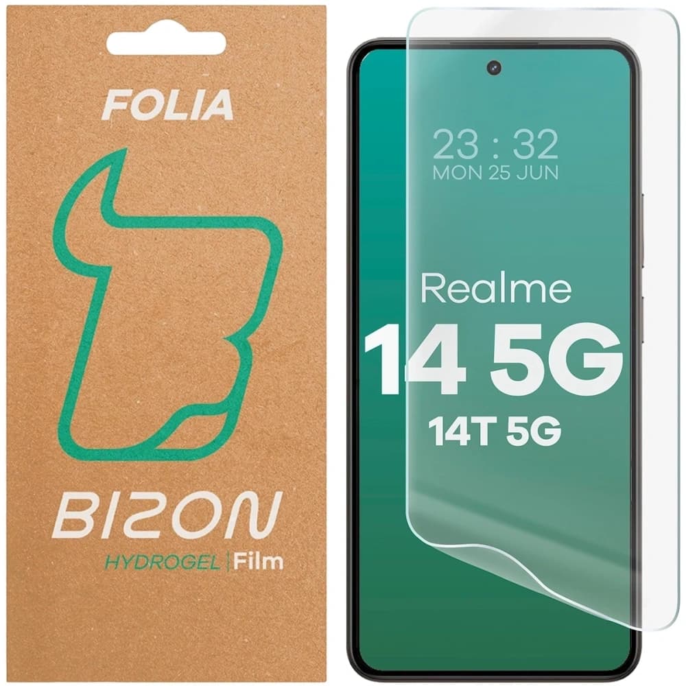Bizon Glass Hydrogel Přední Realme 14 5G / 14T 5G - 1