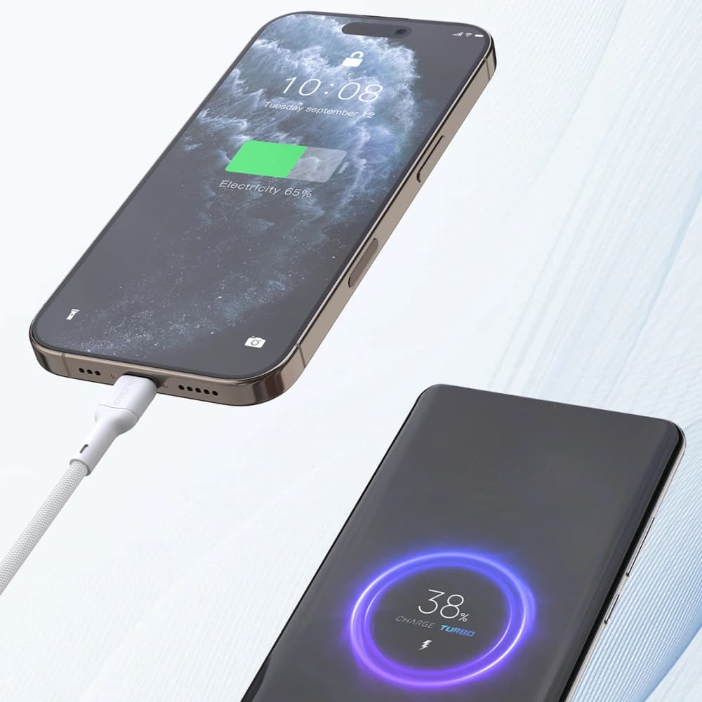 Dudao L9X 30W USB-C / Lightning 1m bílý - 5