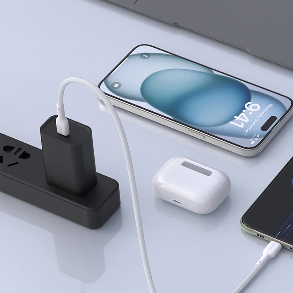 Dudao L9X 30W USB-C / Lightning 1m bílý - 7
