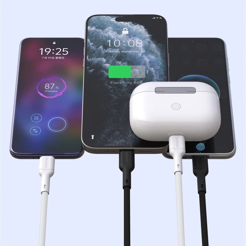 Dudao L9X 30W USB-C / Lightning 1m bílý - 10