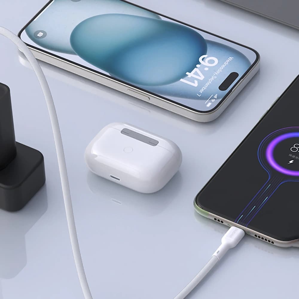 Dudao L9T 5A USB-A / USB-C 1m bílý - 2