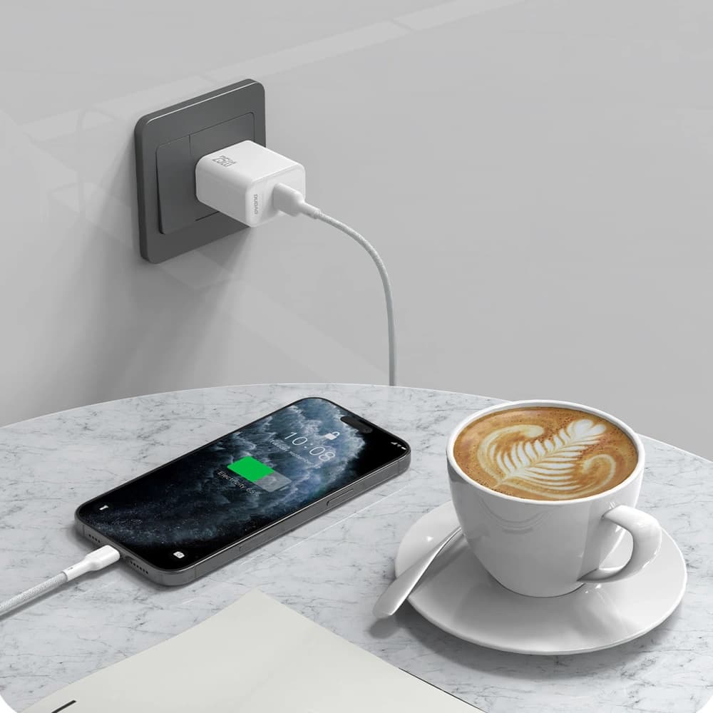 Dudao L9T 5A USB-A / USB-C 1m bílý - 3