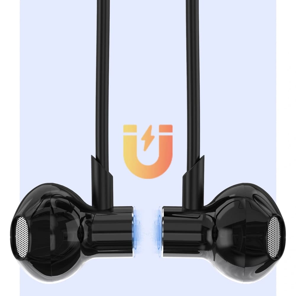 Dudao U5 Max Drahtlose In-Ear Kopfhörer Bluetooth 5.0 mit Nackenband Schwarz - 10