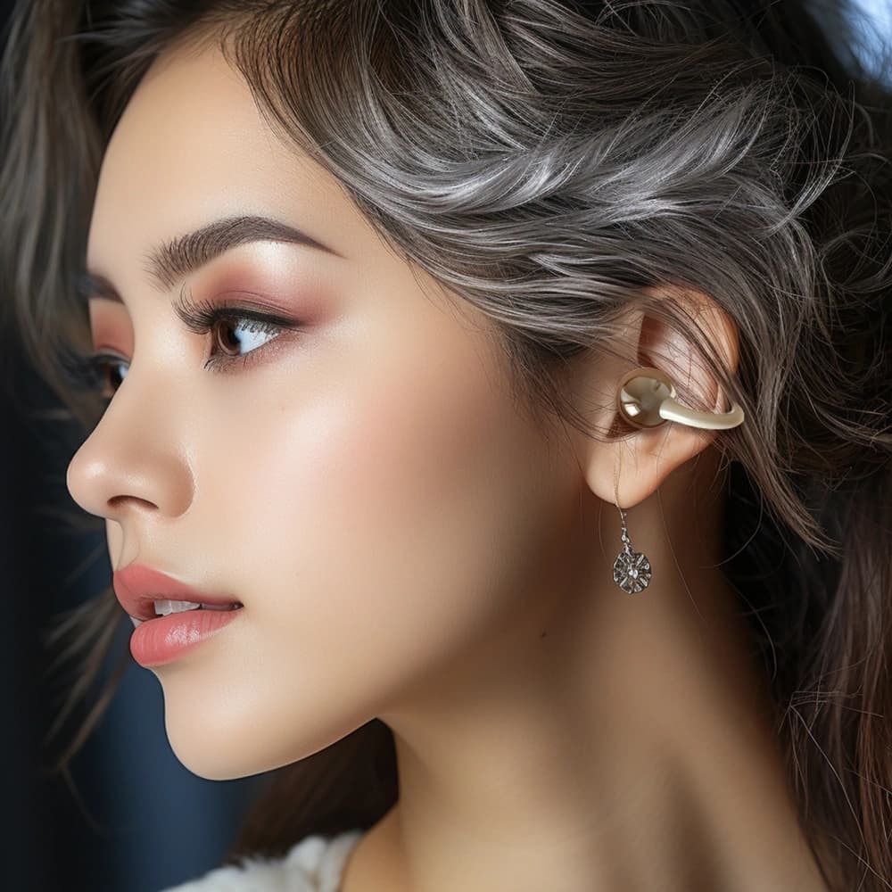 Dudao U20 TWS Nyitott Fülű Vezeték nélküli Fülhallgató Bluetooth 5.4 fekete - 3