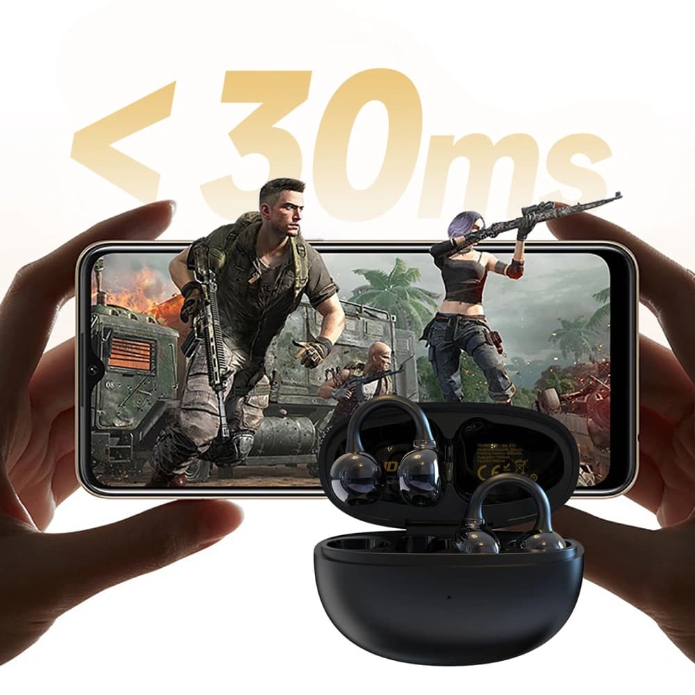 Dudao U20 TWS Nyitott Fülű Vezeték Nélküli Fülhallgató Bluetooth 5.4 fekete - 4