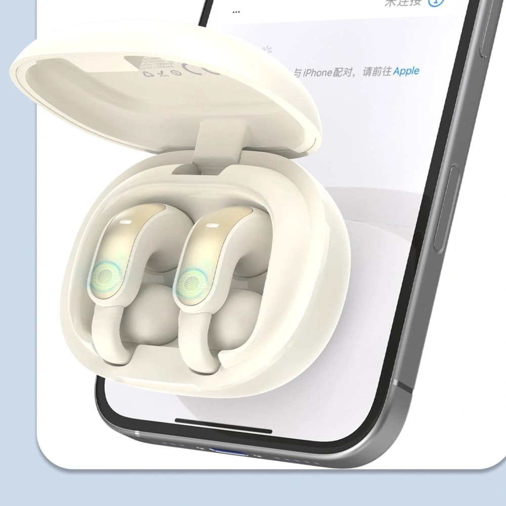 Dudao U20 Pro Offene Ohr Drahtlose Ohrhörer TWS Bluetooth 5.4 Weiß - 7