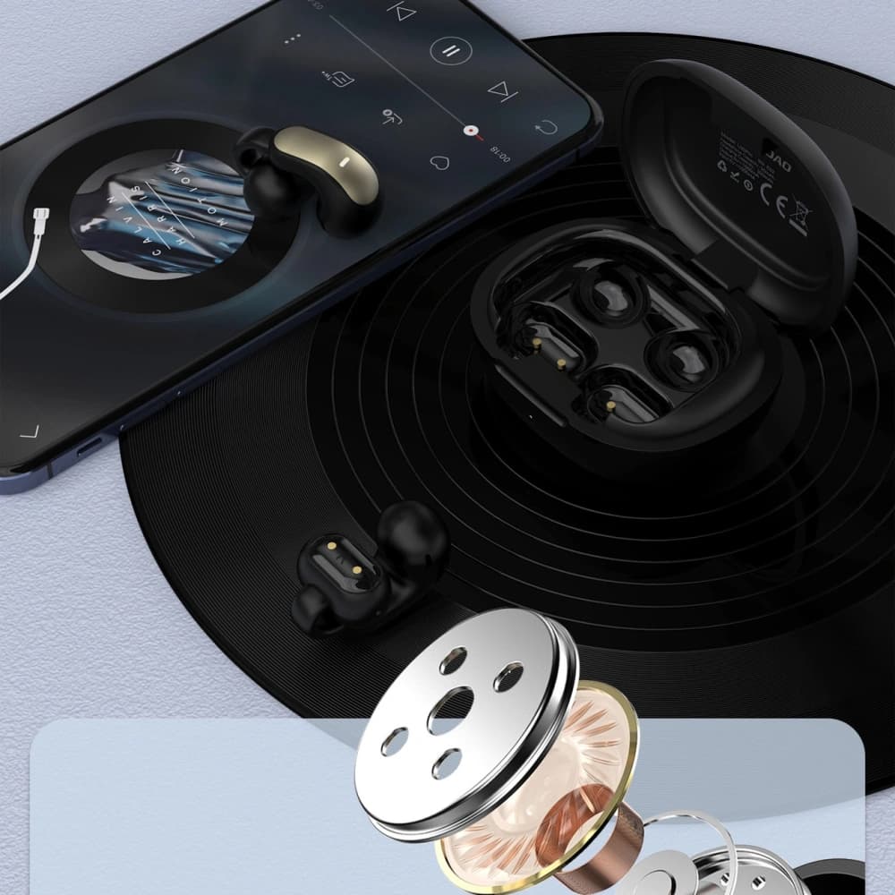 Dudao U20 Pro Offene Ohr Drahtlose Ohrhörer TWS Bluetooth 5.4 Schwarz - 3