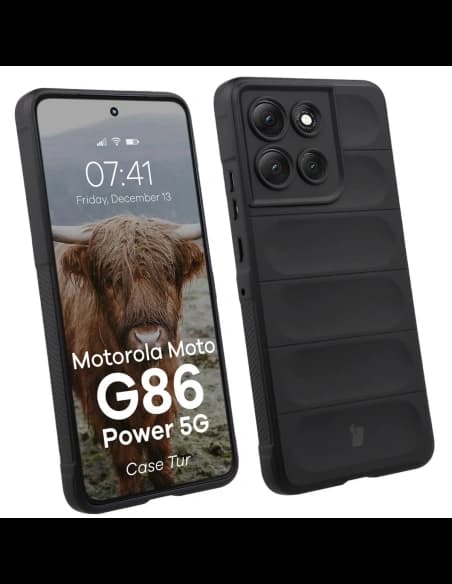 Bizon tok Tur Motorola Moto G86 Power 5G fekete