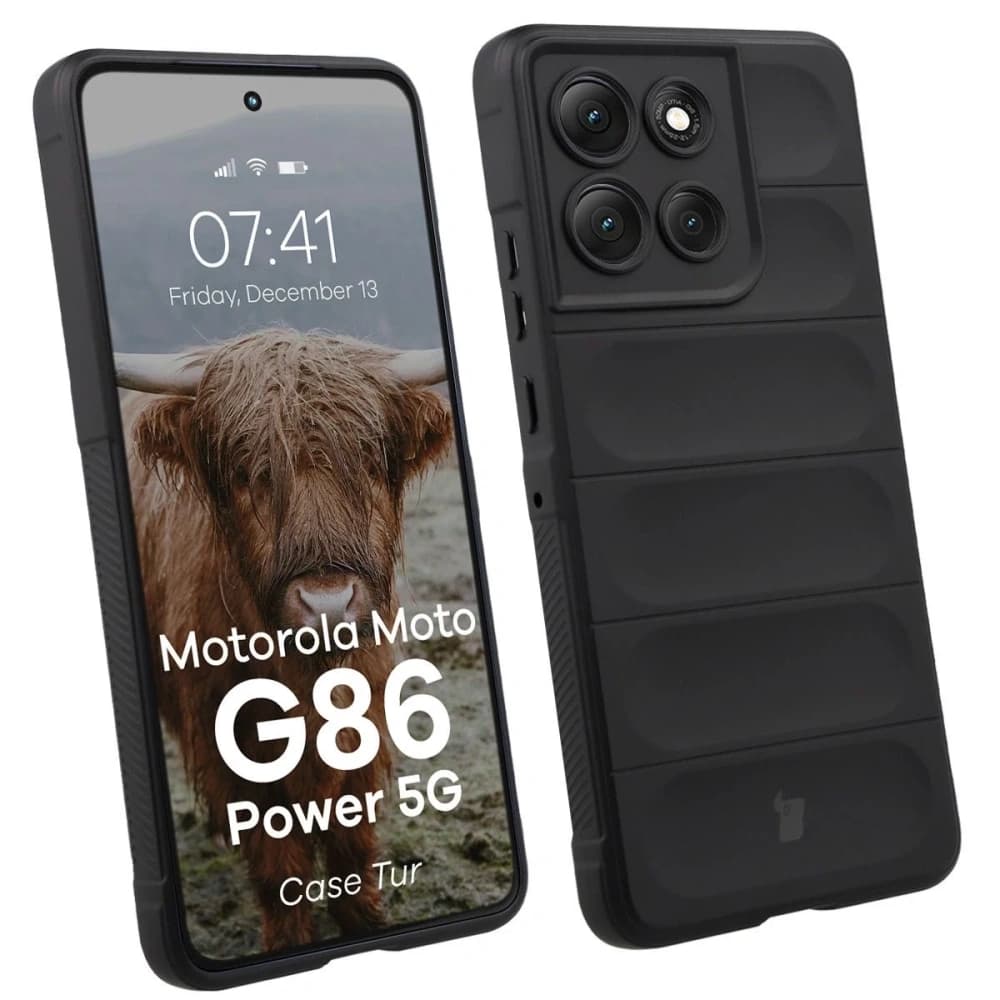 Bizon tok Tur Motorola Moto G86 Power 5G fekete - 1