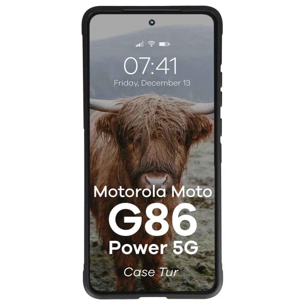 Bizon tok Tur Motorola Moto G86 Power 5G fekete - 5
