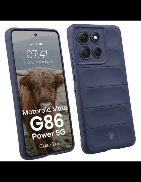 Bizon tok Tur Motorola Moto G86 Power 5G sötétkék