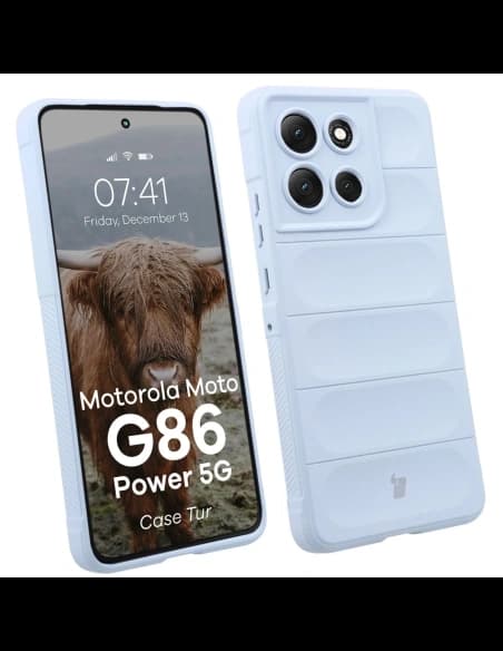 Bizon tok Tur Motorola Moto G86 Power 5G világoskék