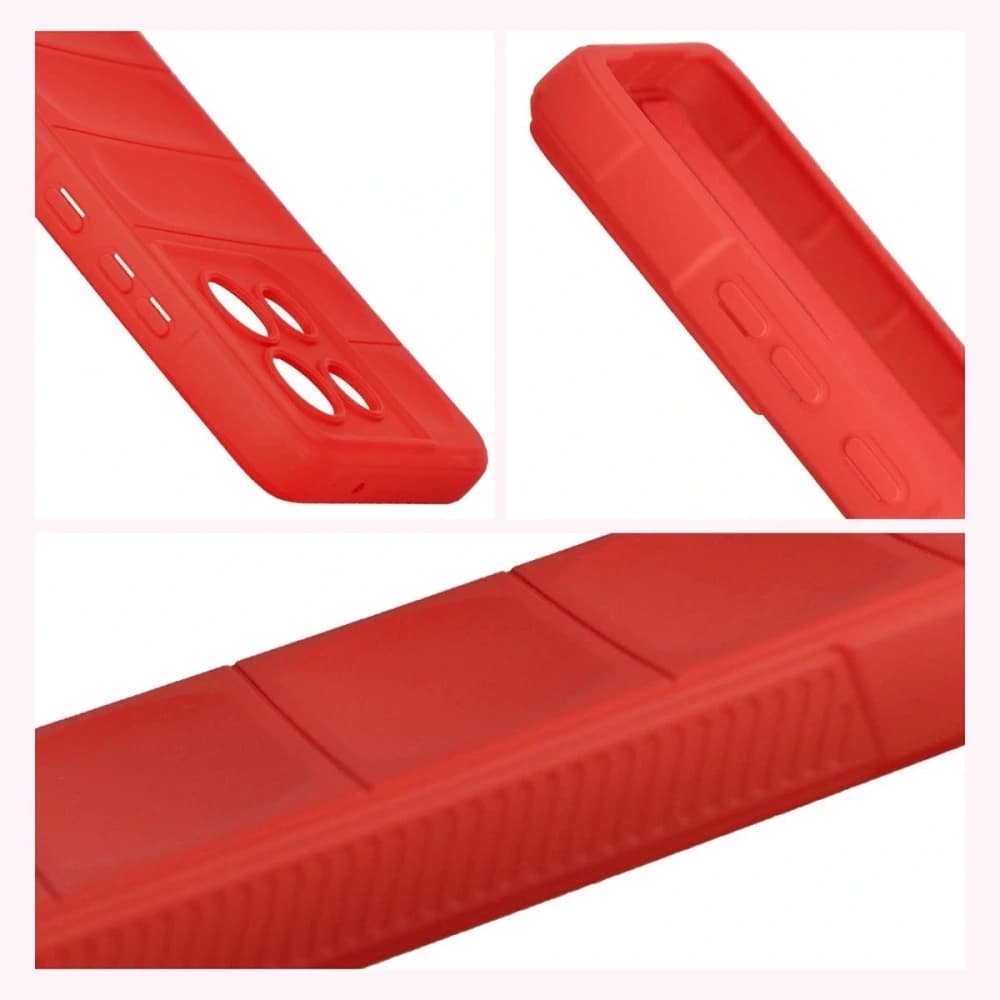 Carcasa Bizon pentru Motorola Moto G86 Power 5G roșie - 7