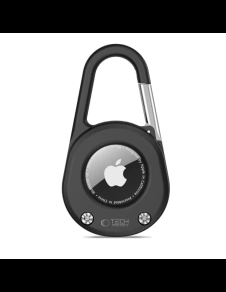 Tech-Protect Slidelock Carabiner Keychain Apple AirTag 1 / 2 Black