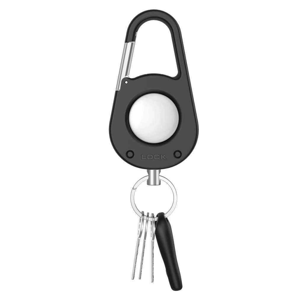 Tech-Protect Slidelock Carabiner Keychain Apple AirTag 1 / 2 Black - 3