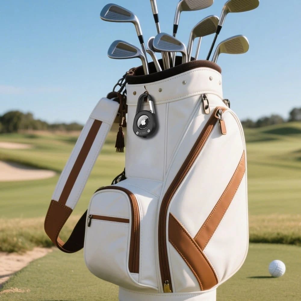 Tech-Protect Slidelock Carabiner Keychain Apple AirTag 1 / 2 Black - 7