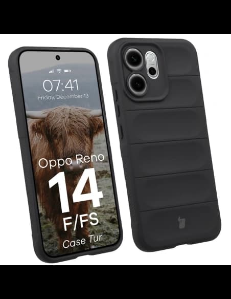 Carcasă Bizon Tur Oppo Reno 14 F / 14 FS neagră