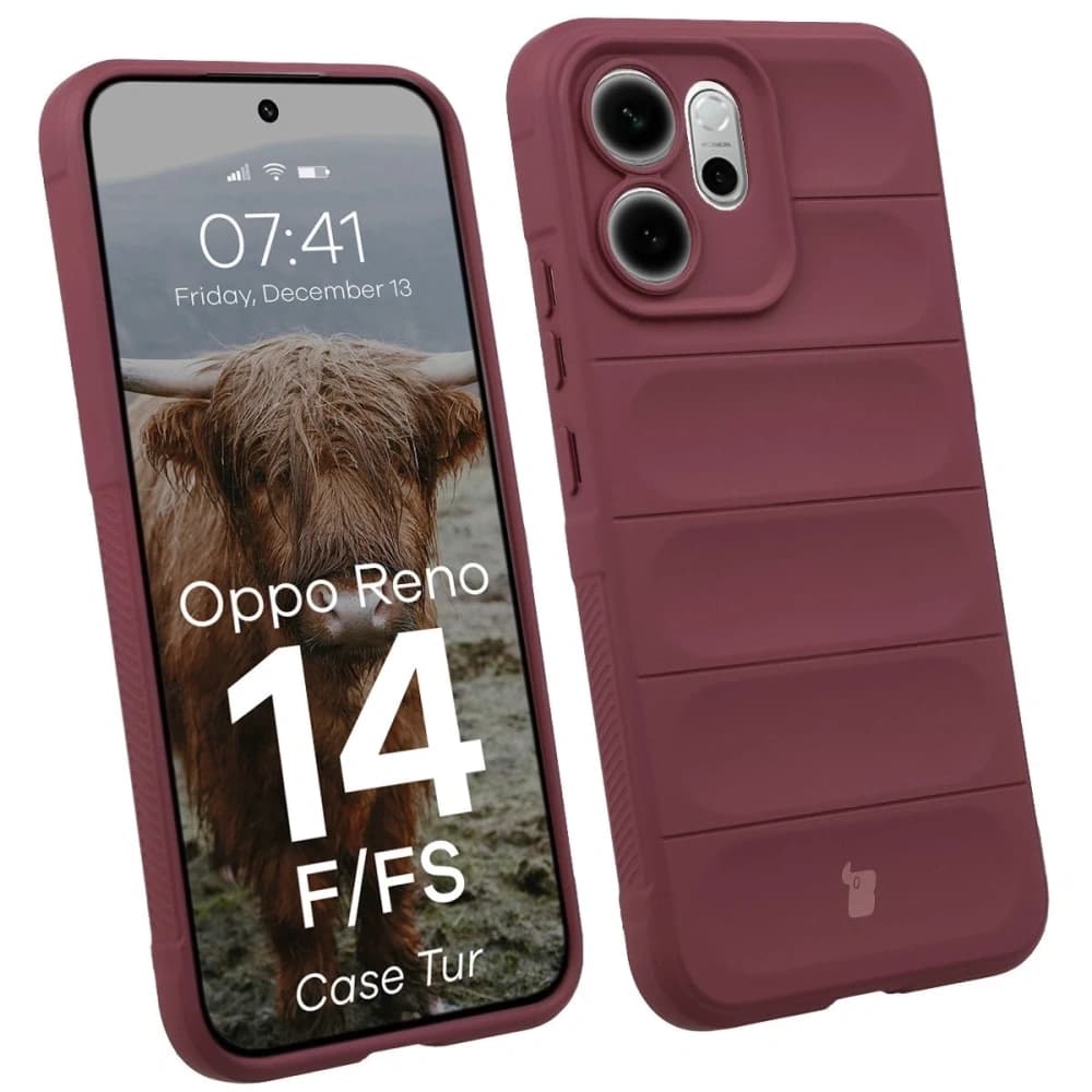 Bizon Case Tur Oppo Reno 14 F / 14 FS bordeaux - 1