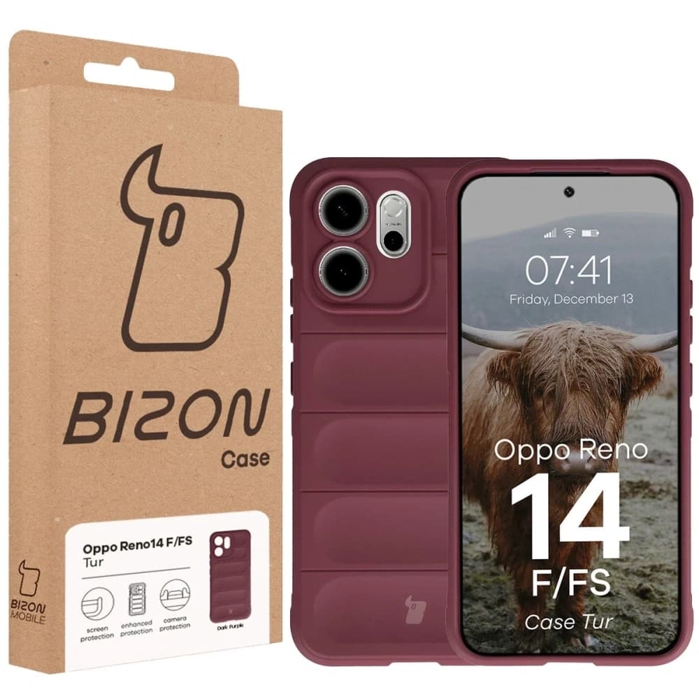 Bizon Case Tur Oppo Reno 14 F / 14 FS bordeaux - 8