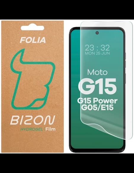 Bizon Glass Hydrogel Front Motorola Moto G15 / G15 Power / G05 / E15