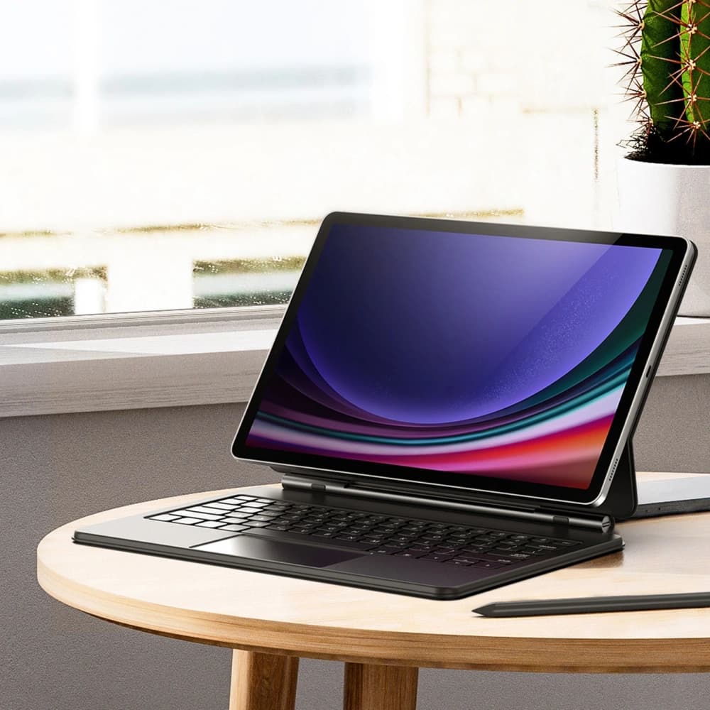 Dux Ducis Tastatură MK Series Bluetooth Samsung Galaxy Tab S9+ Plus / S8+ Plus / S7+ Plus neagră - 3