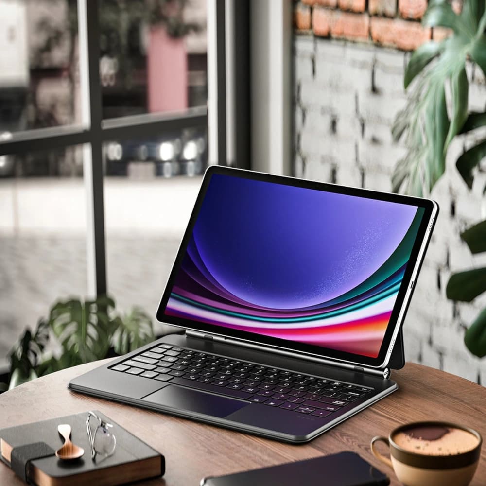 Dux Ducis Tastatură MK Series Bluetooth Samsung Galaxy Tab S9+ Plus / S8+ Plus / S7+ Plus neagră - 5