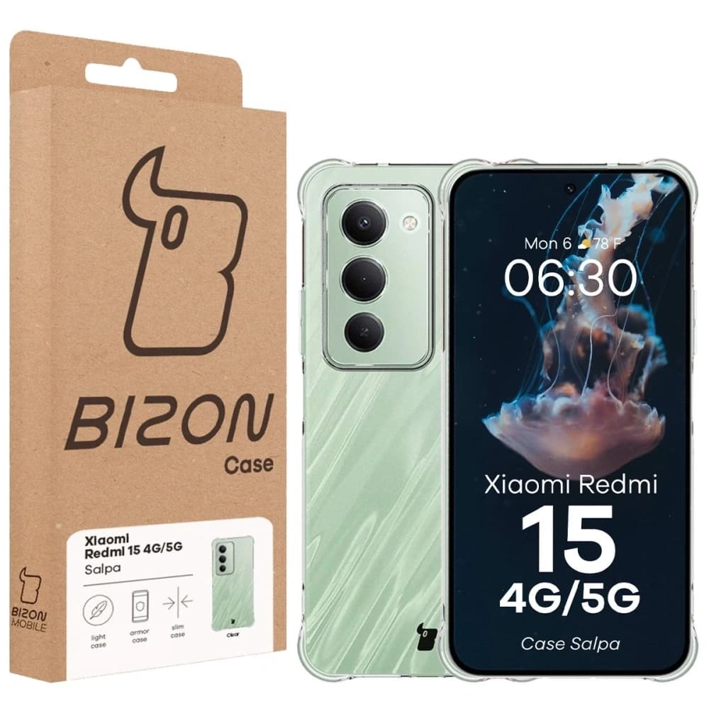 Bizon Case Salpa Xiaomi Redmi 15 4G / 5G clear - 7