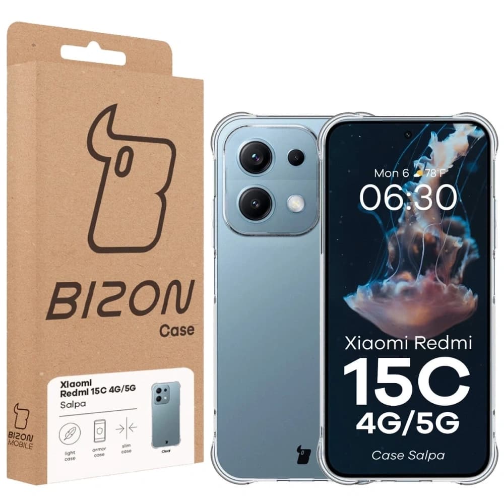 Bizon Case Salpa Xiaomi Redmi 15C 4G / 5G 173mm clear - 7