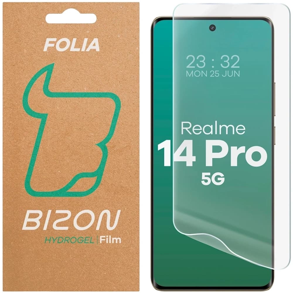 Bizon Glass Hydrogel Față Realme 14 Pro 5G - 1