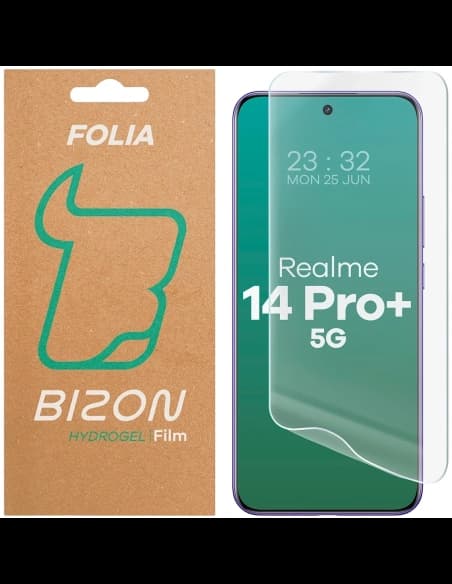 Bizon Glass Hydrogel Față Realme 14 Pro+ Plus 5G
