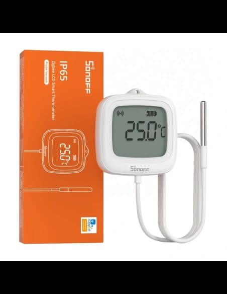 Sonoff SNZB-02LD Senzor de Temperatură ZigBee cu Proba LCD
