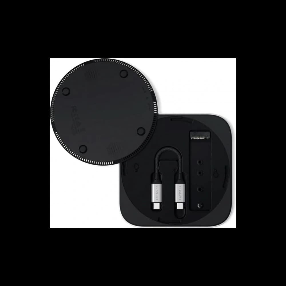 Satechi USB4 Slim NVMe SSD pouzdro NVMe M.2 SSD (stříbrné) - 3