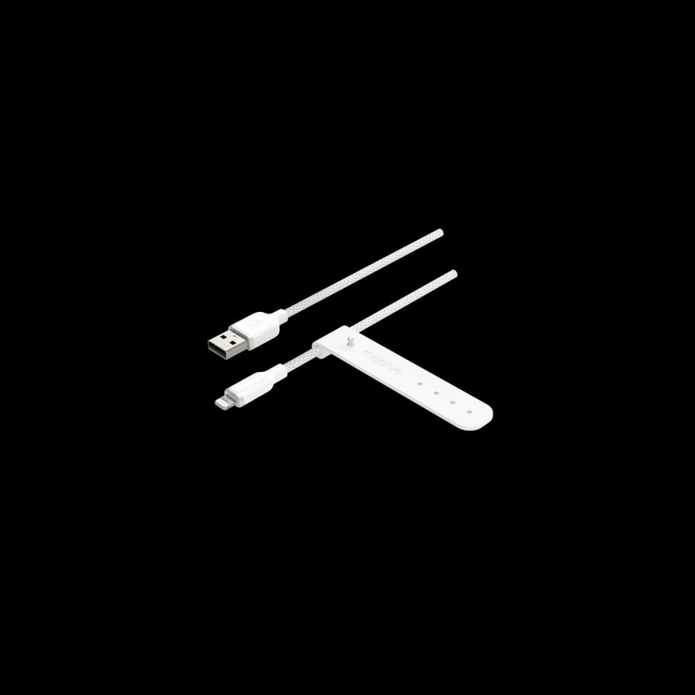 Cablu Mophie Charge Stream USB-A / Lightning 2m (alb) - 1