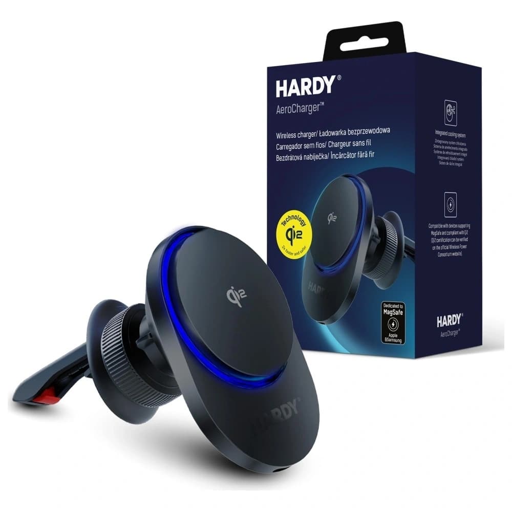 Încărcător wireless 3MK Hardy AeroCharger 15W MPP Qi2 negru - 1