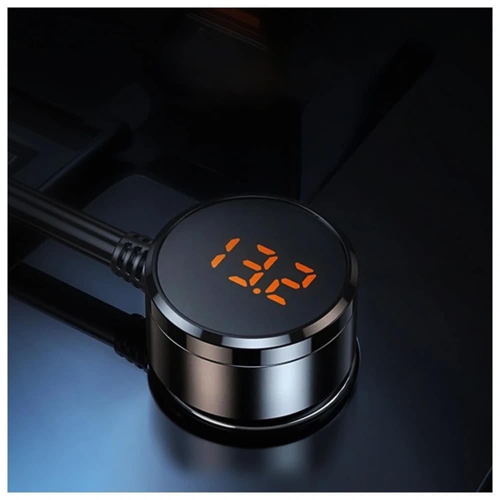 3MK Împărțitor de putere auto 120W PD QC PPS 3xUSB-A, USB-C, 3xDC negru - 5