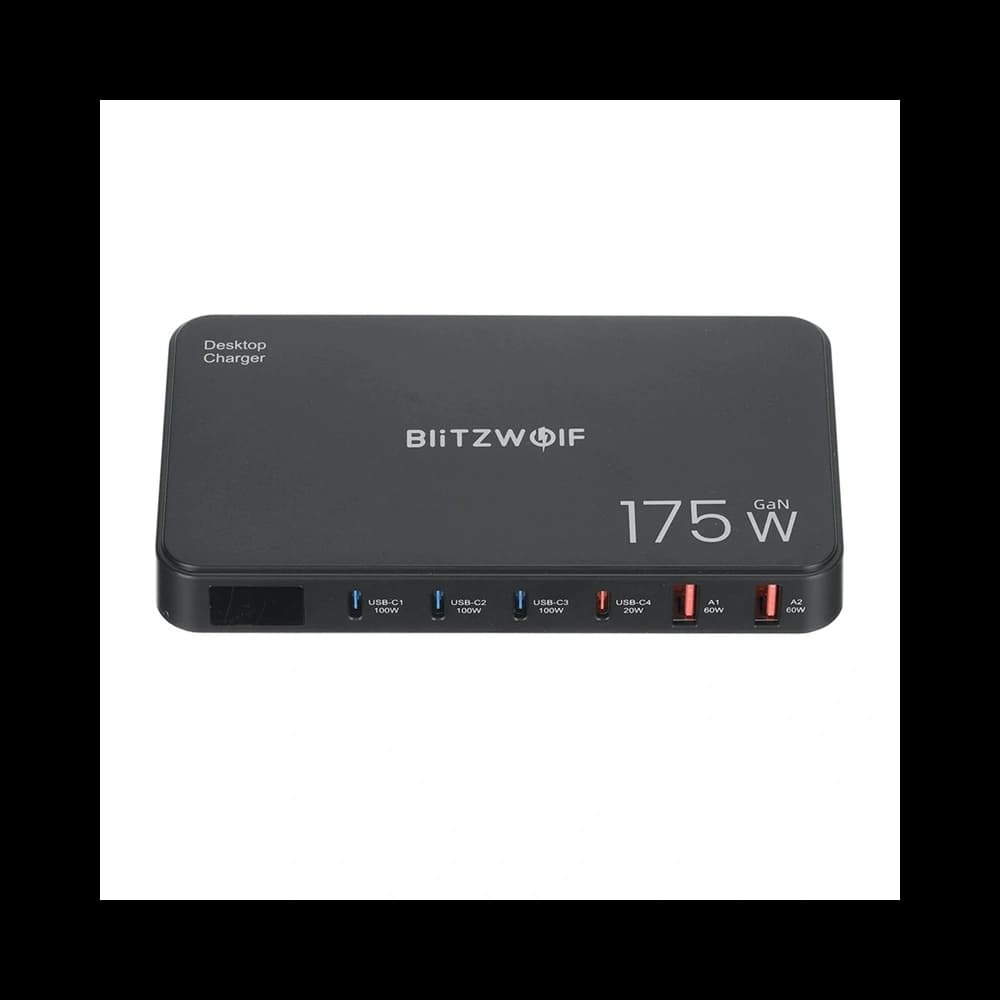 Blitzwolf BW-S30 6-v-1 Nabíjecí stanice 4xUSB-C, 2xUSB-A 175W - 4