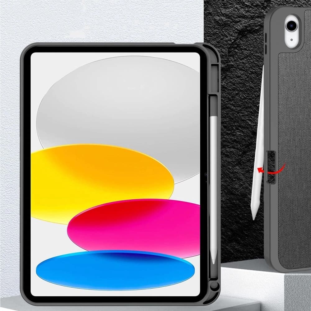 Tech-Protect SmartCase Pen Canvas Apple iPad 10,9" 2022 / 11" 2025 antracitově šedá - 8