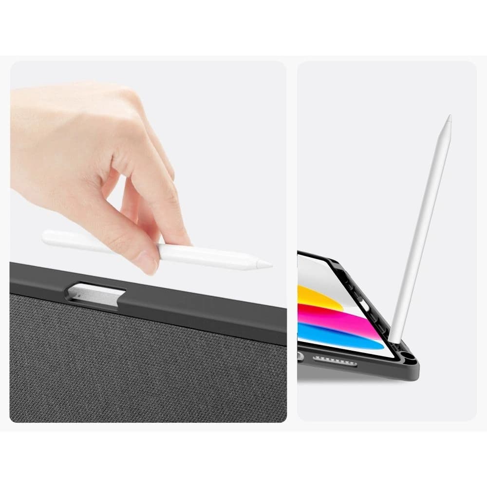 Tech-Protect SmartCase Pen Canvas Apple iPad 10,9" 2022 / 11" 2025 antracitově šedá - 9