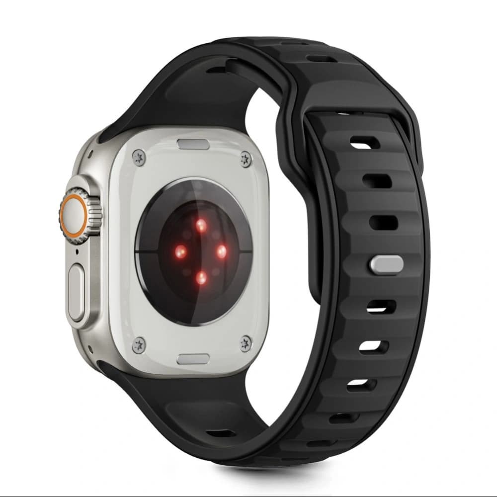 Tech-Protect IconBand Line Apple Watch 8 / 9 / 10 / 11 / SE / Ultra 44/45/46/49mm Černá / černá - 2