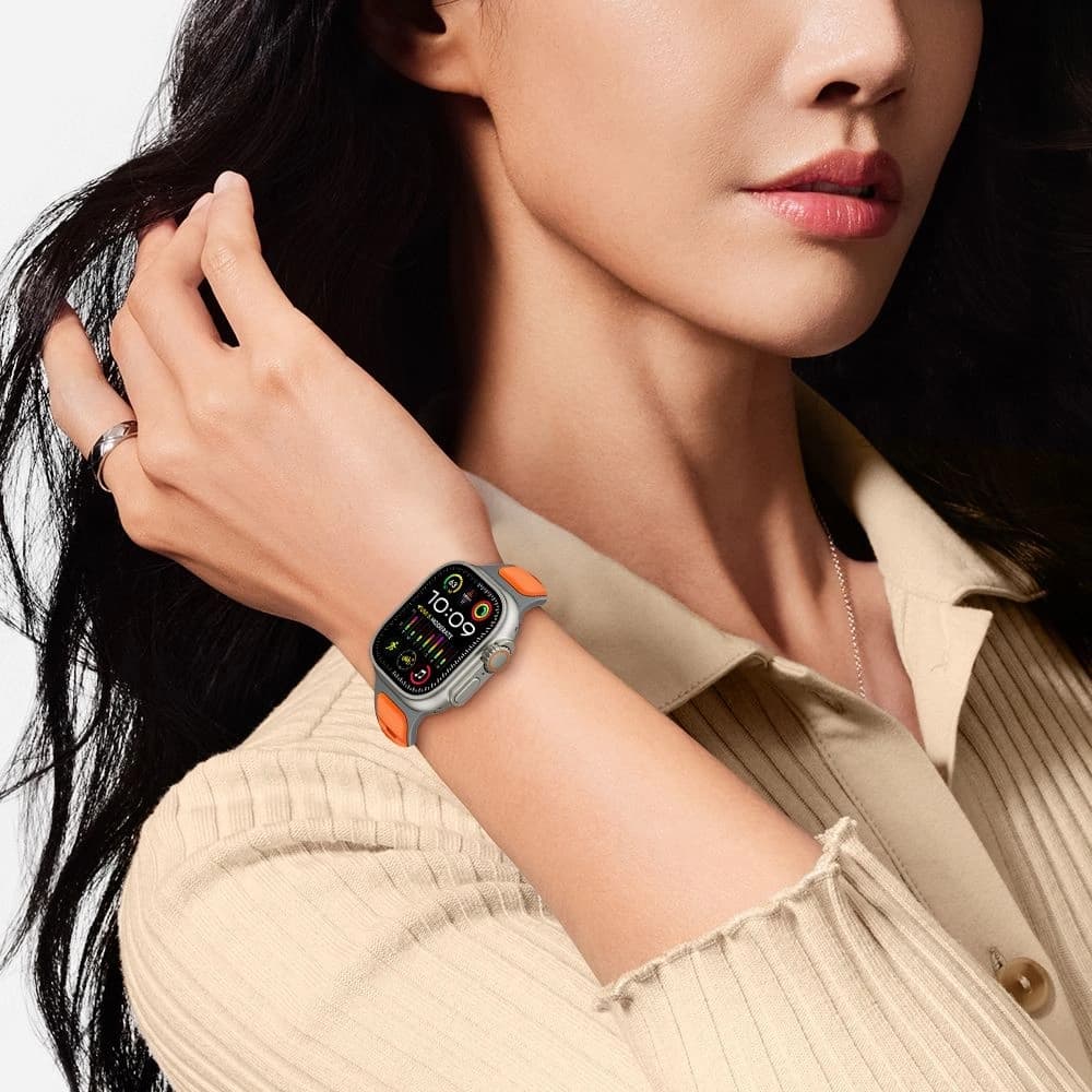 Tech-Protect IconBand Line Apple Watch 8 / 9 / 10 / 11 / SE / Ultra 44/45/46/49mm Černá / černá - 6