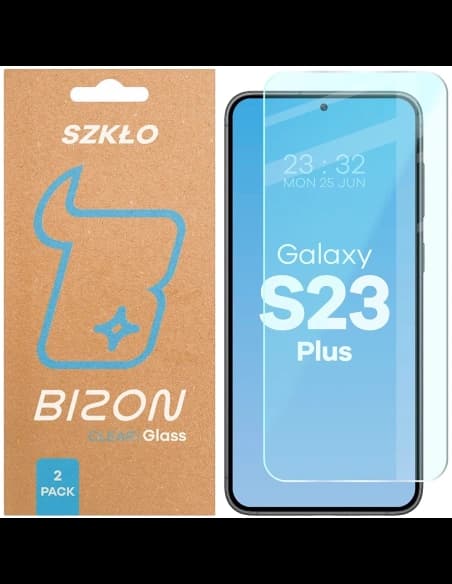Bizon Glass Clear Duo Galaxy S23+ Plus [2 CSOMAG]