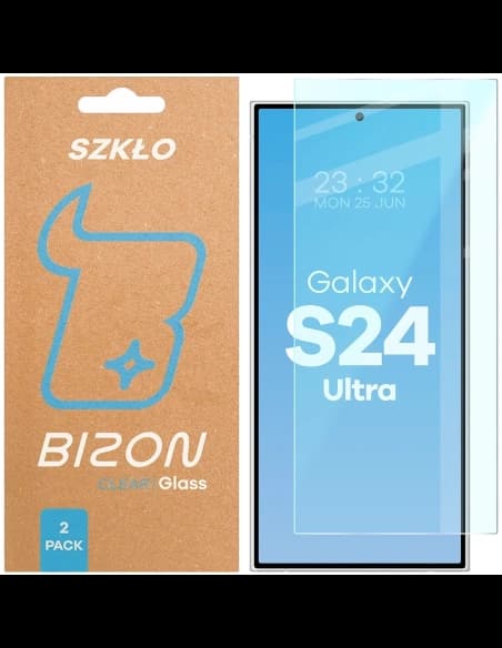 Bizon Glass Clear Duo Galaxy S24 Ultra [2 PACHET]