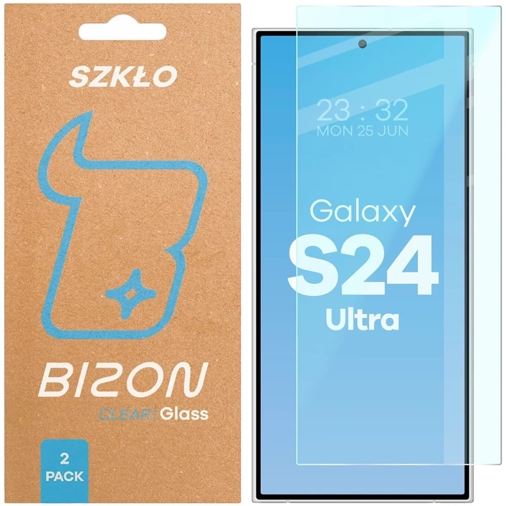Bizon Glass Clear Duo Galaxy S24 Ultra [2 PACHET] - 1